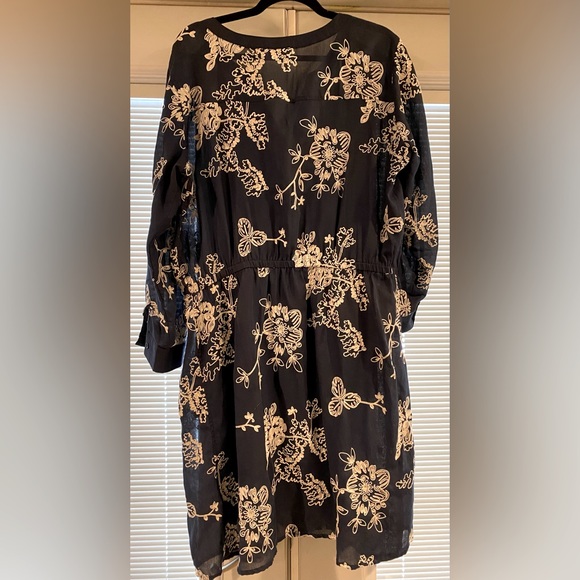 EUC Westport 1969 button down shirt dress/cover up SZ 16 - Picture 2 of 7